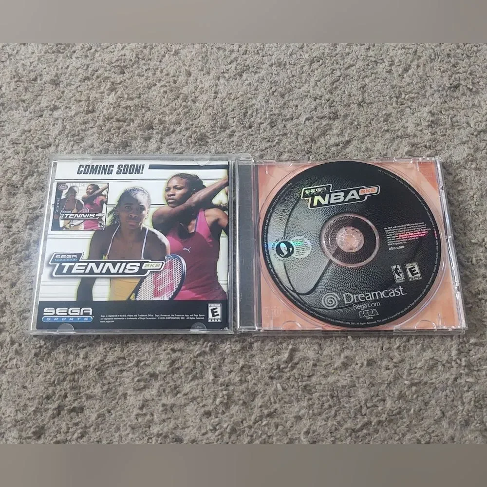 Sega Sports NBA 2K2 Dreamcast COMPLETE PRE-OWNED